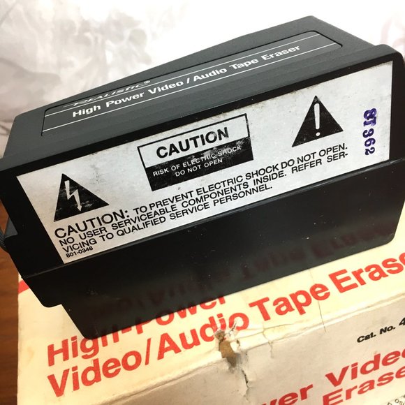 Video/Audio Tape Eraser Radio Shack Realistic (44-233A) Vintage - Picture 9 of 12